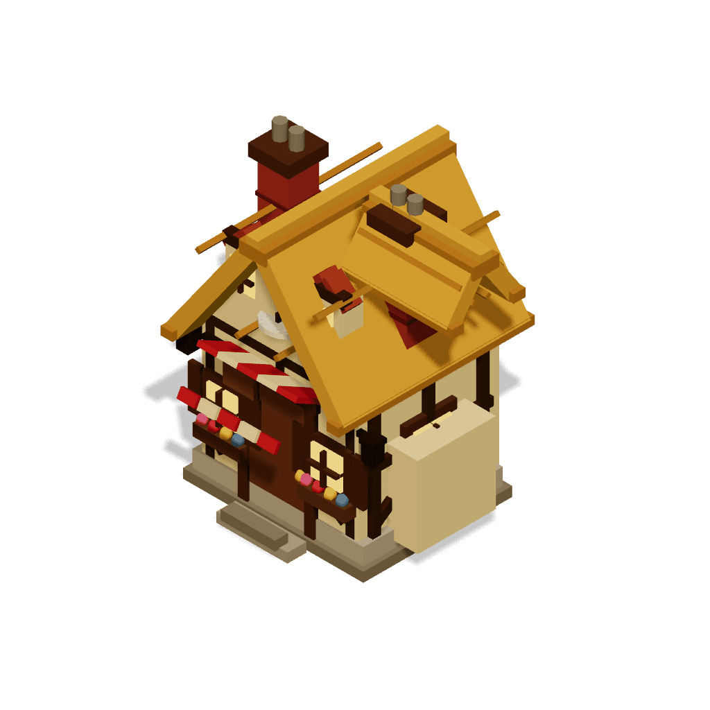 ASSEMBLY HALL — voxel output building