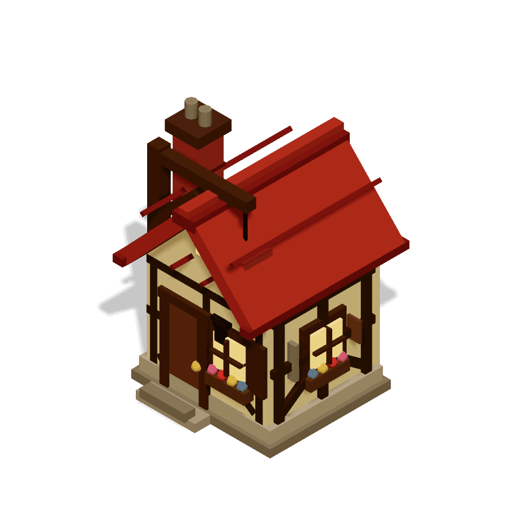 REPAIR BAY — voxel maintenance building